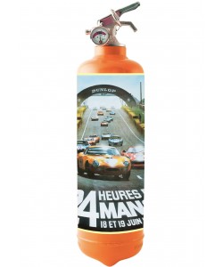 24H  du Mans Poster 4 Orange