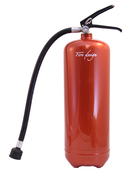 Estintore design LOFT metallo arancione