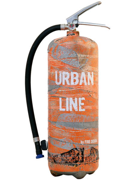 Extincteur design LOFT Urban Line Orange Série Limitée