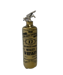 Extincteur design whiskey or noir