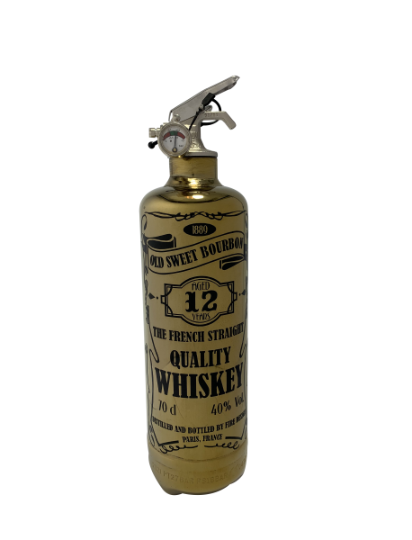Extincteur design whiskey or noir