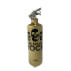Extincteur design rock gold noir