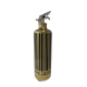 Extincteur design code barre gold noir
