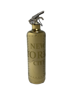 Extincteur design city ny or noir