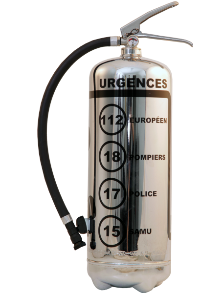 Fire extinguisher design LOFt Emergency chrome