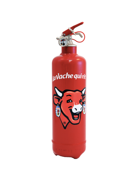 Extincteur design Vache Qui Rit Classic rouge