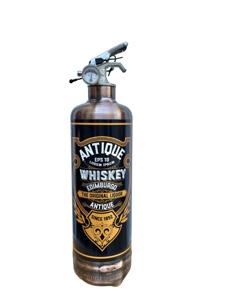 Extincteur Design Whiskey Antique