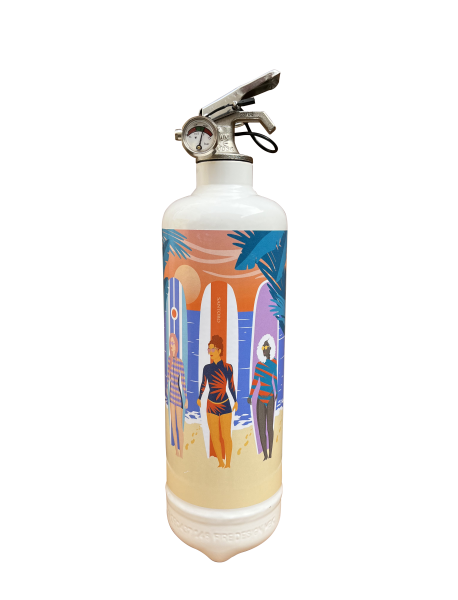Extincteur Design ALOHA BLANC