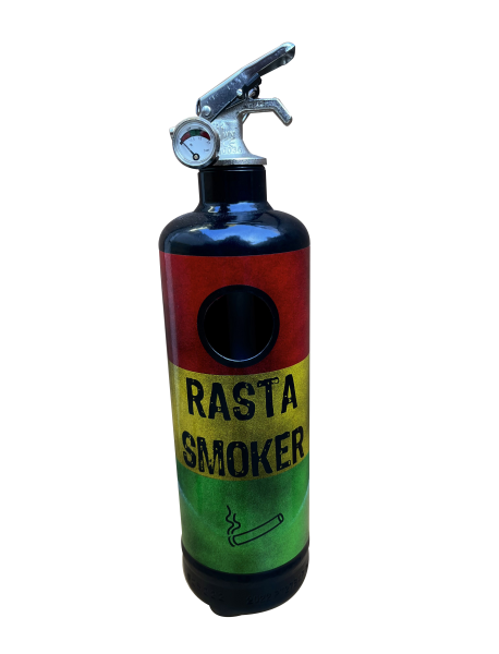 CENDRIER DESIGN RASTA SMOKER NOIR