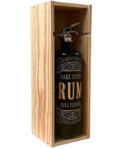 Extincteur design Coffret Rum Noir