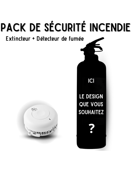 Pack Extincteur + Détecteur de fumée