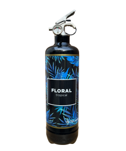 Extincteur Floral Tropical NOIR