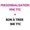 PERSONNALISATION AVEC BON A TIRER