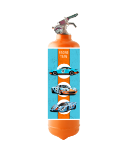 Racing team Gulf Orange - Extincteur Design