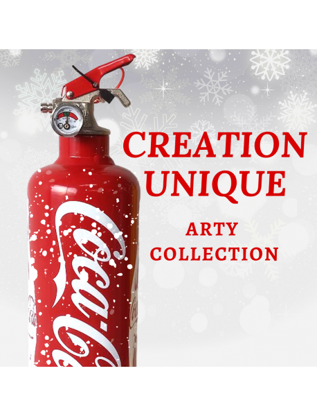 EXTINCTEUR MODELE UNIQUE - ARTY COLLECTION CocaCola