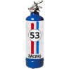 Extincteur design Cox Racing 53 Bleu