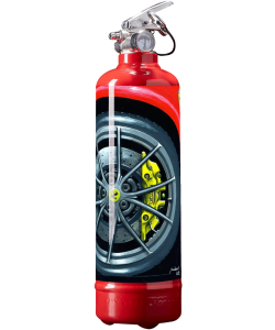 Extincteur ABmotorART Ferrari Roue Rouge