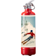 Extincteur Skieur Rouge