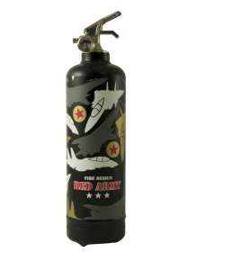 Fire extinguisher design Red Army black