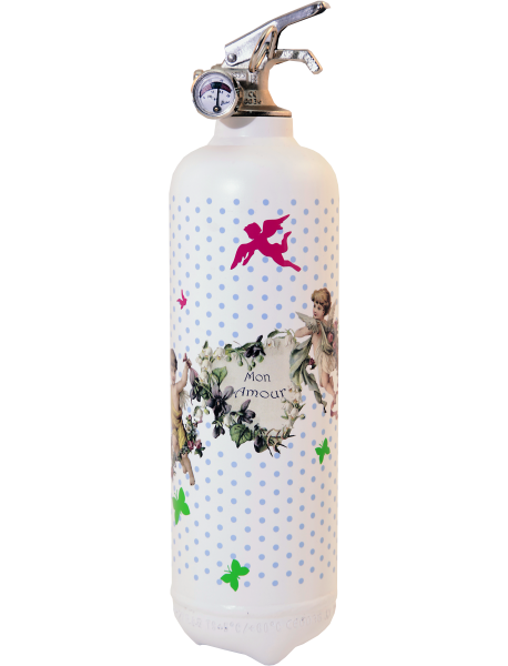 Extincteur design Parischeri Angello blanc