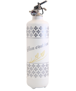 Fire extinguisher design HUM white