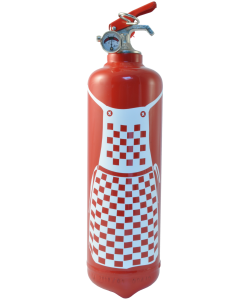 Fire extinguisher kitchen Tablier Bistrot red