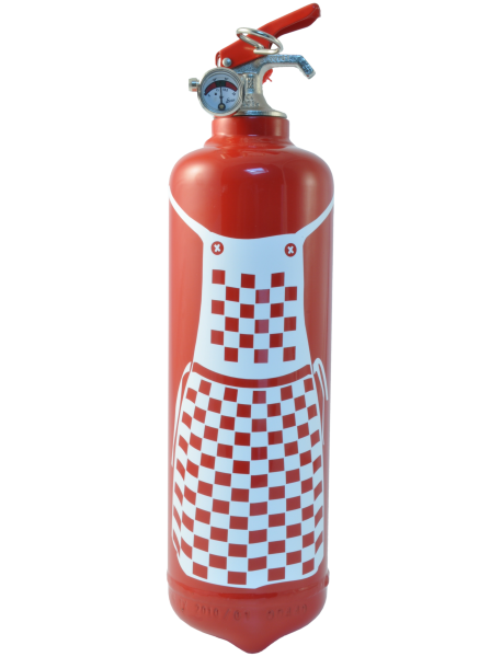 Fire extinguisher kitchen Tablier Bistrot red