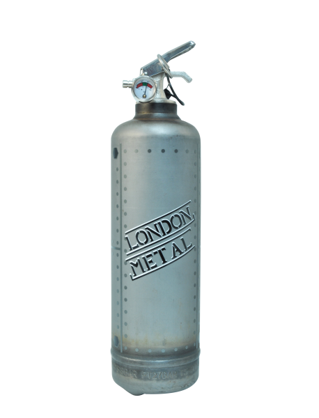 Fire extinguisher vintage Metal London