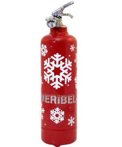 Fire extinguisher design Flocons red