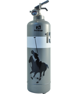 Polo gris-blanc-noir