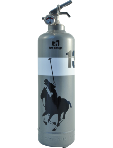 Polo gris-blanc-noir