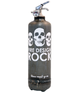 Estintore design Rock brut bianco