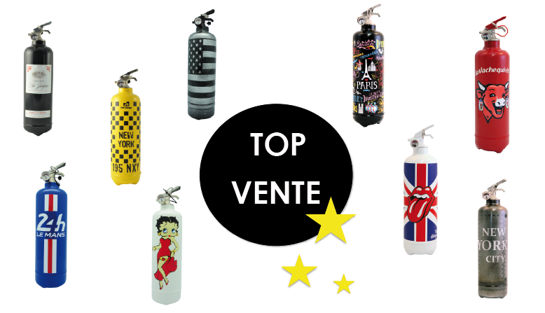 top vente extincteur décoratif