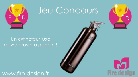 Jeu concours facebook extincteur cuivre brossé