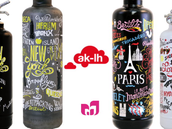 Collection AK-LH by Fire design, extincteur décoratif et tendance pour particuliers