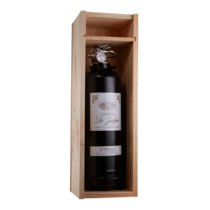 Cadeau Original extincteur design coffret vin noir