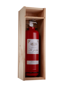 Cadeau extincteur coffret vin rouge