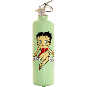 Betty Boop extincteur collection assise vert