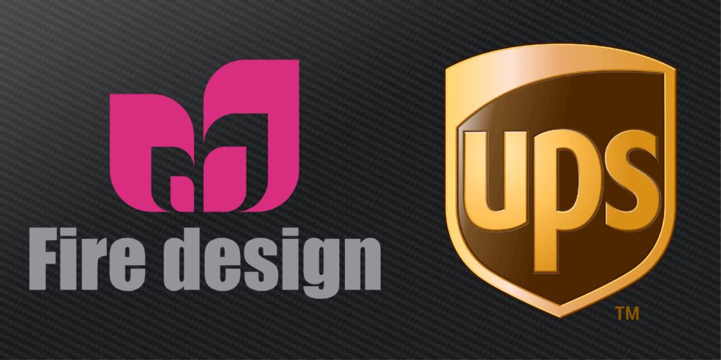 Logo UPS et FIRE DESIGN