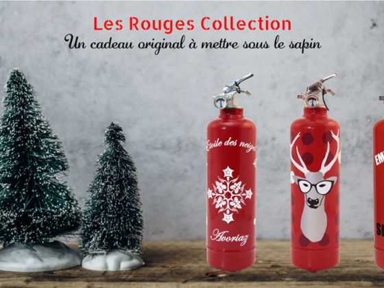 Fire Design extincteurs rouges collection Noel