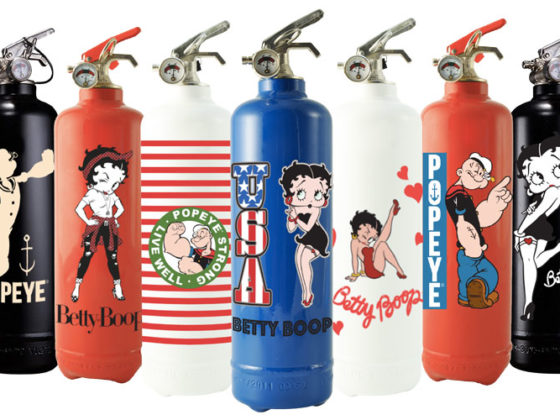 fire design extincteur betty boop popeye